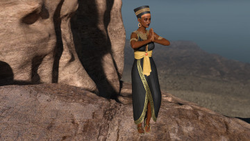 Картинка 3д+графика фантазия+ fantasy фон взгляд девушка