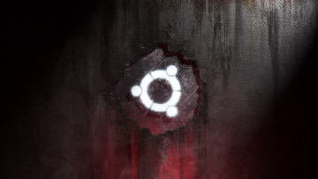 Картинка компьютеры ubuntu+linux фон логотип