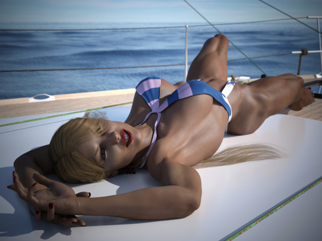 Обои картинки фото 3д графика, люди , people, фон, девушка, взгляд