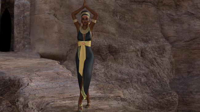 Обои картинки фото 3д графика, фантазия , fantasy, фон, взгляд, девушка