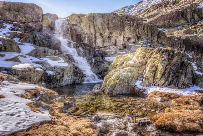 Обои картинки фото природа, водопады, водопад, река, лес