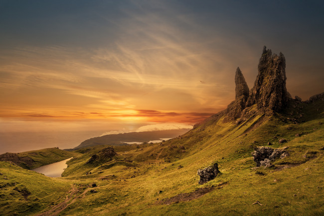 Обои картинки фото природа, восходы, закаты, рассвет