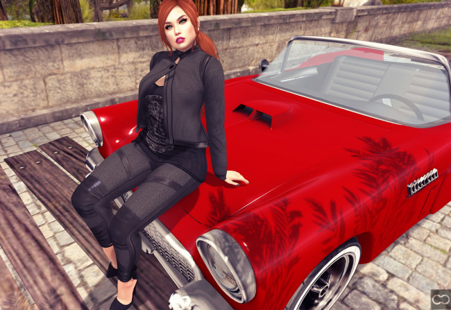 Обои картинки фото 3д графика, люди-авто, мото , people- car ,  moto, фон, девушка, взгляд