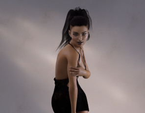 Картинка 3д+графика люди+ people фон взгляд девушка