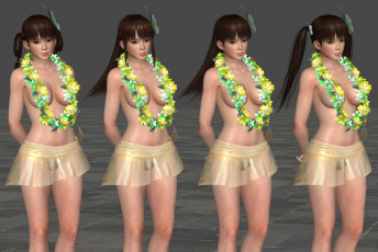 обоя 3д графика, люди , people, взгляд, девушки, фон, позы