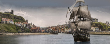 Картинка корабли парусники мачты паруса