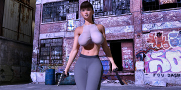 Картинка 3д+графика фантазия+ fantasy взгляд фон девушка