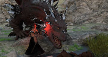 Картинка 3д+графика фантазия+ fantasy девушка взгляд фон демон