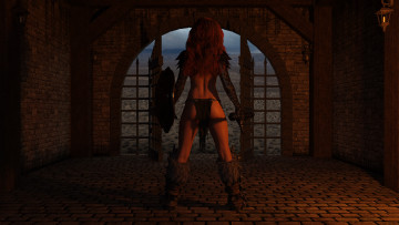 Картинка 3д+графика фантазия+ fantasy фон девушка взгляд