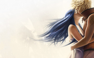 Картинка аниме naruto поцелуй