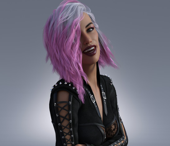 Обои картинки фото 3д графика, люди , people, фон, девушка, взгляд