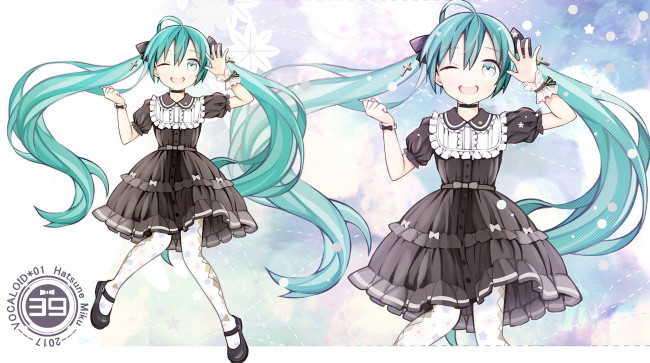 Обои картинки фото аниме, vocaloid, hatsune, miku