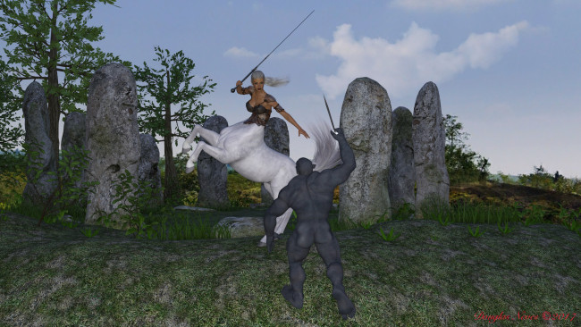 Обои картинки фото 3д графика, существа , creatures, кентавр