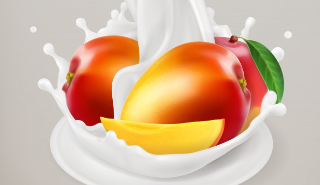 Обои картинки фото векторная графика, еда , food, графика, молоко, фон