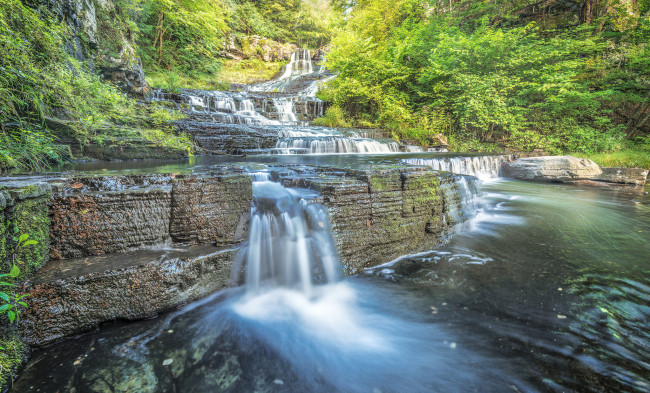 Обои картинки фото природа, водопады, простор