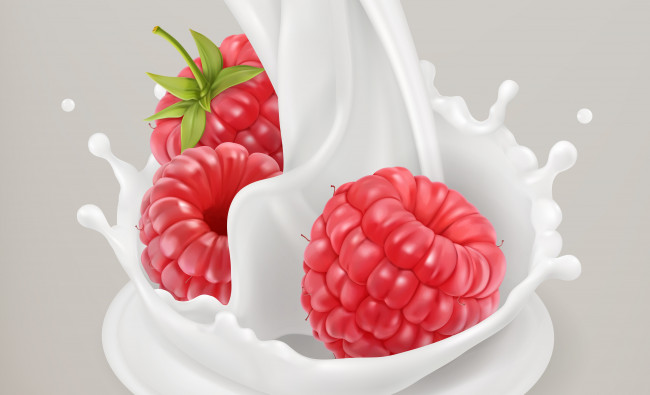 Обои картинки фото векторная графика, еда , food, графика, молоко, фон