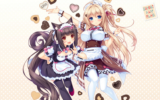 Обои картинки фото аниме, nekopara