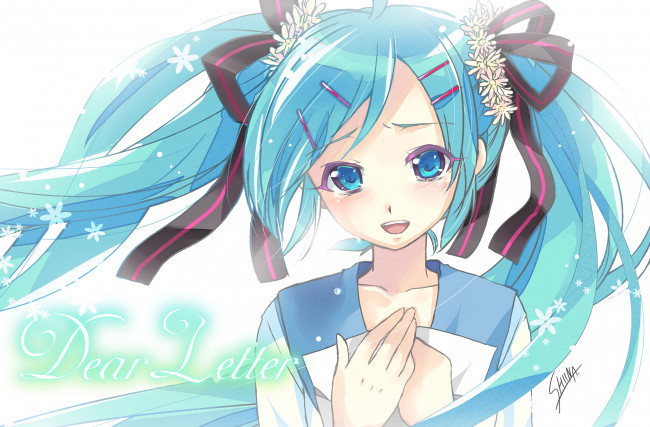 Обои картинки фото аниме, vocaloid, девушка