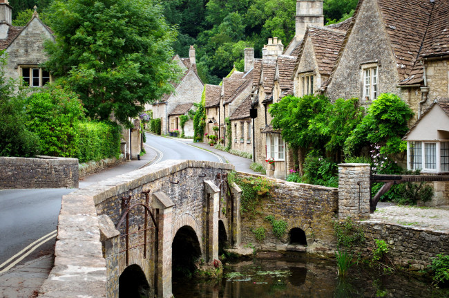 Обои картинки фото cotswolds, england, города, - улицы,  площади,  набережные