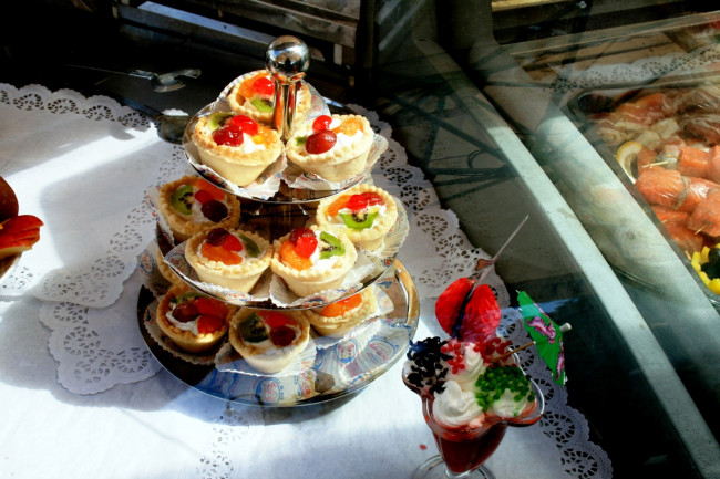 Обои картинки фото еда, пирожные,  кексы,  печенье, корзиночки