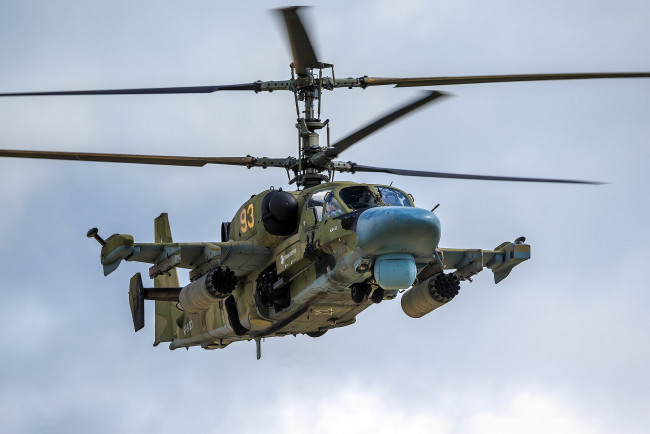 Обои картинки фото ka-52, авиация, вертолёты, вертушка
