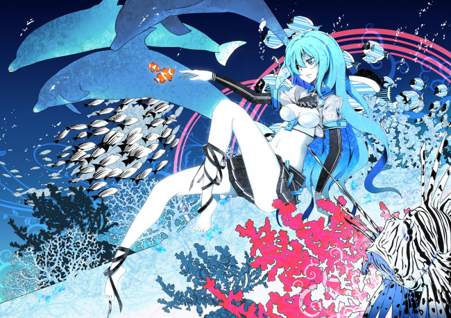 Обои картинки фото аниме, животные,  существа, liking