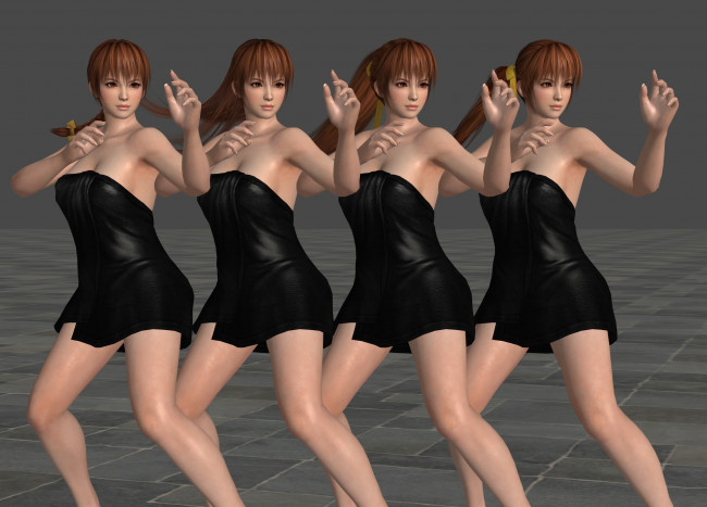 Обои картинки фото 3д графика, люди , people, позы, фон, взгляд, девушки