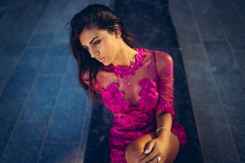 обоя девушка, девушки, -unsort , брюнетки, темноволосые, модель, alessia uva, alessia, uva