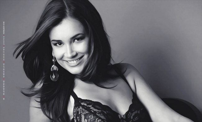 Обои картинки фото календари, компьютерный дизайн, взгляд, calendar, женщина, девушка, 2019, улыбка