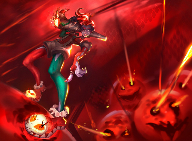 Обои картинки фото видео игры, league of legends, jinx, оружие, костюм