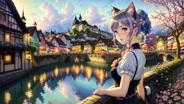 Картинка аниме животные +существа нейросети графика нейроарт ai art нейронные сети рисунки нейро искусство