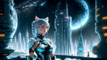 Картинка аниме животные +существа нейросети графика нейроарт ai art нейронные сети рисунки нейро искусство