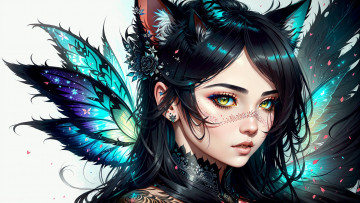 Картинка аниме животные +существа нейросети графика нейроарт ai art нейронные сети рисунки нейро искусство