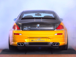 Картинка автомобили bmw желтый туман