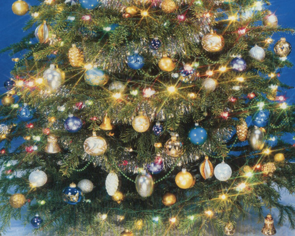 Обои картинки фото праздничные, Ёлки