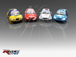 обоя race07, видео, игры, race, 07, official, wtcc, game
