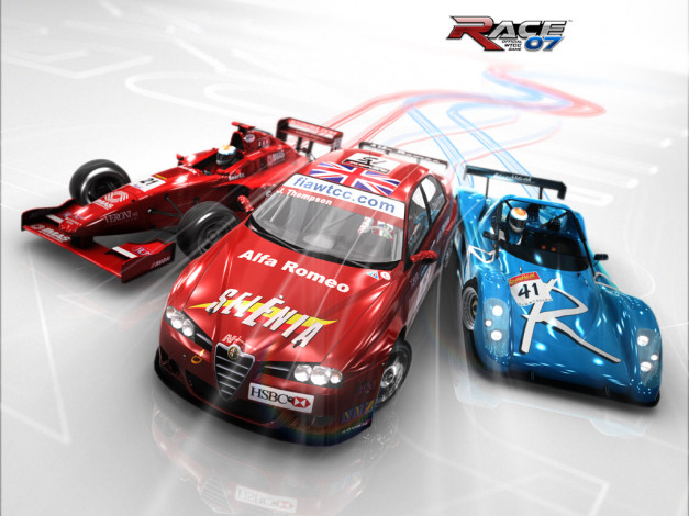 Обои картинки фото race07, видео, игры, race, 07, official, wtcc, game