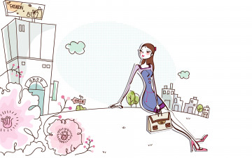 обоя векторная, графика