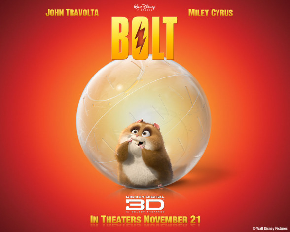 Обои картинки фото bolt, мультфильмы
