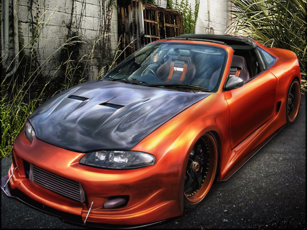 Обои картинки фото автомобили, mitsubishi