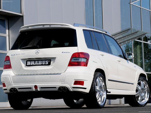 Обои картинки фото brabus, mercedes, benz, glk, class, 2008, автомобили