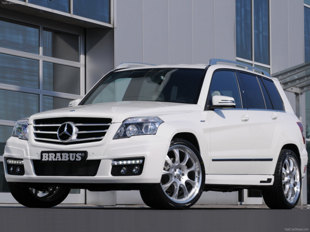 Обои картинки фото brabus, mercedes, benz, glk, class, 2008, автомобили