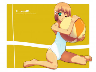 обоя аниме, silvery, white