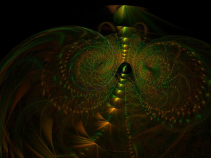 Картинка 3д графика fractal фракталы абстракция узор