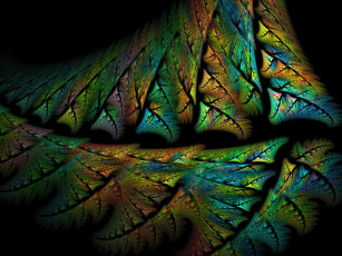 Картинка 3д графика fractal фракталы узор абстракция