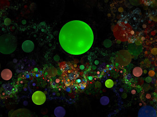 Картинка 3д графика fractal фракталы узор абстракция