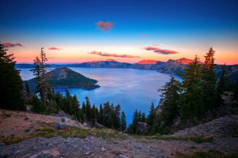 Картинка природа реки озера горы деревья пейзаж озеро