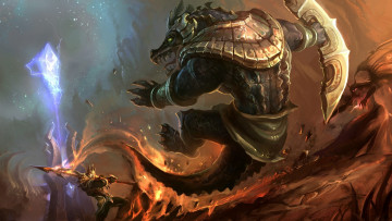 Картинка league of legends видео игры jarvan renekton