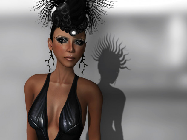 Обои картинки фото 3д, графика, people, люди, девушка, прическа