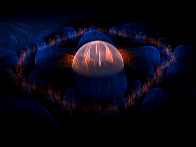 Обои картинки фото 3д, графика, fractal, фракталы, форма, абстракция, узор, цвет